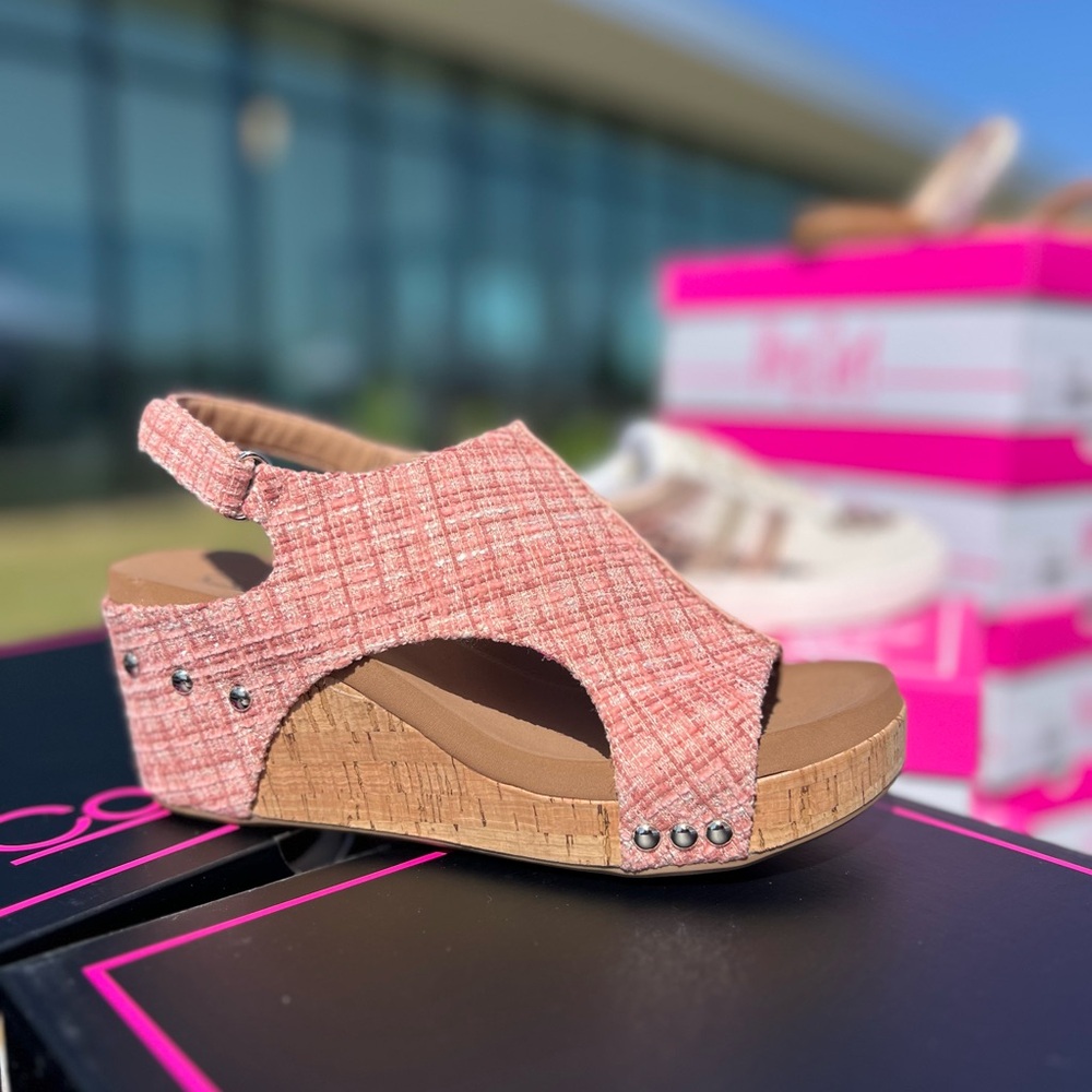 NIB 💖 pink tweed